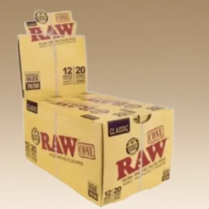 RAW CLASSIC 98 SPECIAL CONES, 12 PACKS OF 20 CONES PER DISPLAY