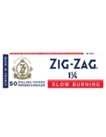 ZIG ZAG WHITE 1-1/4 PAPERS "SLOW BURNING"