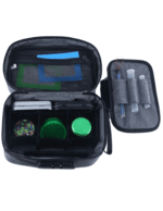9 INCH PORTABLE BAG WITH MULTIPLE SECTION, HANDLE, AND LOCK - Image 2