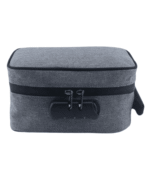 9 INCH PORTABLE BAG WITH MULTIPLE SECTION, HANDLE, AND LOCK - Image 4