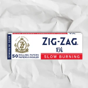 ZIG ZAG WHITE 1-1/4 PAPERS WITH TIPS "SLOW BURNING"