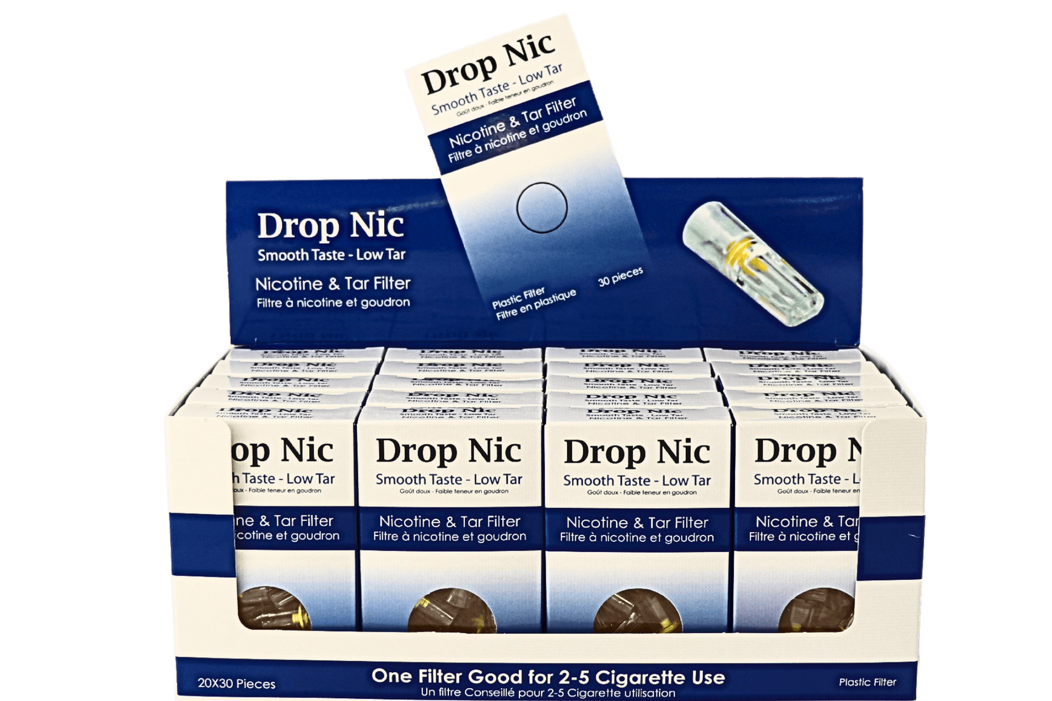 DROP NIC 30-PIECE CIGARETTE FILTERS
