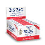 ZIG ZAG WHITE KING SLIM PAPERS WITH TIPS "SLOW BURNING" - Image 2