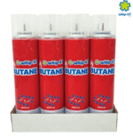 DISPLAY OF 12 WHIP-IT RED EDITION, 300 ML BUTANE BOTTLES