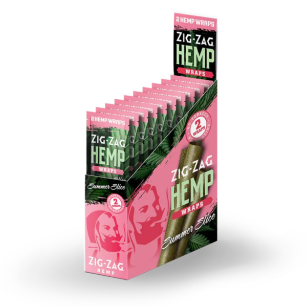 ZIG ZAG HEMP WRAPS, 25 PACKS OF 2, SUMMER SLICE