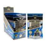 KING PALM CONES, 15 PACKS OF 5 FLAVORED CONES AND PACKER, BERRY TERPS