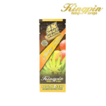 KINGPIN HEMP WRAPS, 25 PACKS OF 4 WRAPS, MANGO