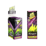 KINGPIN HEMP WRAPS, 25 PACKS OF 4 WRAPS, GRAPE