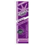 KUSH CONICAL PRE ROLLED HEMP WRAPS, MADE WITH CANADIAN HEMP, 15 PACKS OF 2 WRAPS, MIXED GRAPES