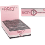 ROZY PINK 1-1/4 PAPERS, 50 PACKS.