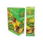 JUICY JAY'S LEMON CAKE TERP ENHANCED HEMP WRAPS, 25 PACKS OF 2