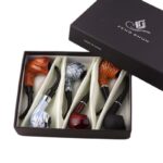 DISPLAY OF 6 RESIN WOOD PIPES. THE YOUNGER GENTLEMAN COLLECTION - Image 2