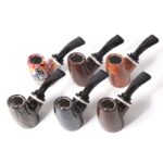 DISPLAY OF 6 RESIN WOOD PIPES. THE FLAT BASE COLLECTION - Image 12