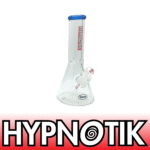 12 INCH 9 MM HYPNOTIK BEAKER BONG, BLUE