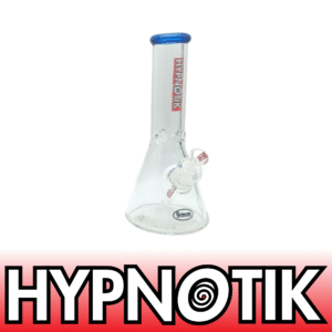 12 INCH 9 MM HYPNOTIK BEAKER BONG, BLUE
