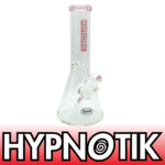 12 INCH 9 MM HYPNOTIK BEAKER BONG, PINK
