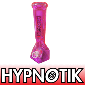 12 INCH HYPNOTIK HEXAGON BONG, PINK