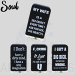 SOUL DOUBLE FLAME ZIPPO STYLE TORCH, LETTERING - Image 2