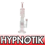 16 INCH HYPNOTIK BUILD A BONG, TOP PART AND BOWL ARE FREEZABLE, PINK