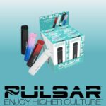 DISPLAY OF 8 PULSAR JETPACK, FORCED AIR 510 VAPORIZOR