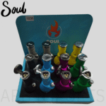 SOUL TRIPLE FLAME ACRYLIC BONG SHAPED TORCH - Image 2