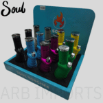 SOUL TRIPLE FLAME ACRYLIC BONG SHAPED TORCH - Image 3