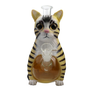 3-D CUTE TABBY CAT BONG