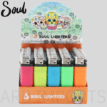 DISPLAY OF 50 SOUL COLOR CLASSIC LIGHTER