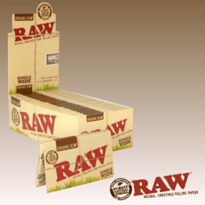 RAW ORGANIC SINGLE WIDE - 50 PC
