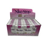 DISPLAY OF 24 NIKO STOP NICOUT, 25 FILTERS PER BOX