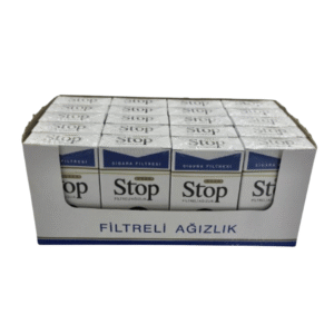 SUPER STOP NICOUT 23 FILTERS PER BOX, 20 BOXES PER DISPLAY **NOT ENGLISH PACKAGING, TURKISH PACKAGING**