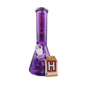 HYPNOTIK 12 INCH 9 MM FULL COLORED BEAKER BONG, PURPLE