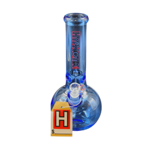 HYPNOTIK 12 INCH 9 MM FULL COLORED ROUND BASE BONG, BLUE