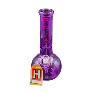 HYPNOTIK 12 INCH 9 MM FULL COLORED ROUND BASE BONG, PURPLE