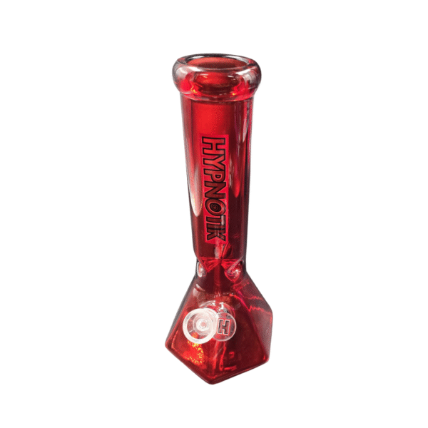 HYPNOTIK 12 INCH HEXAGON BONG, RED