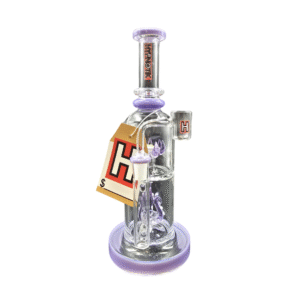 HYPNOTIK 10 INCH OCEAN'S WHISPERER RIG WITH BANGER, DEEP SEA PURPLE