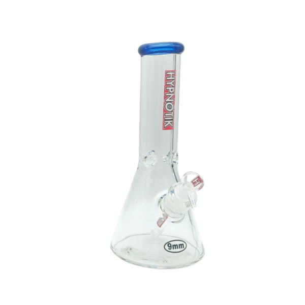 HYPNOTIK 12 INCH 9 MM BEAKER BONG, BLUE