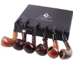 DISPLAY OF 6 RESIN WOOD PIPES.  THE REFINED CLASSIC COLLECTION - Image 3