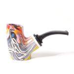 DISPLAY OF 6 RESIN WOOD PIPES. THE FLAT BASE COLLECTION - Image 5