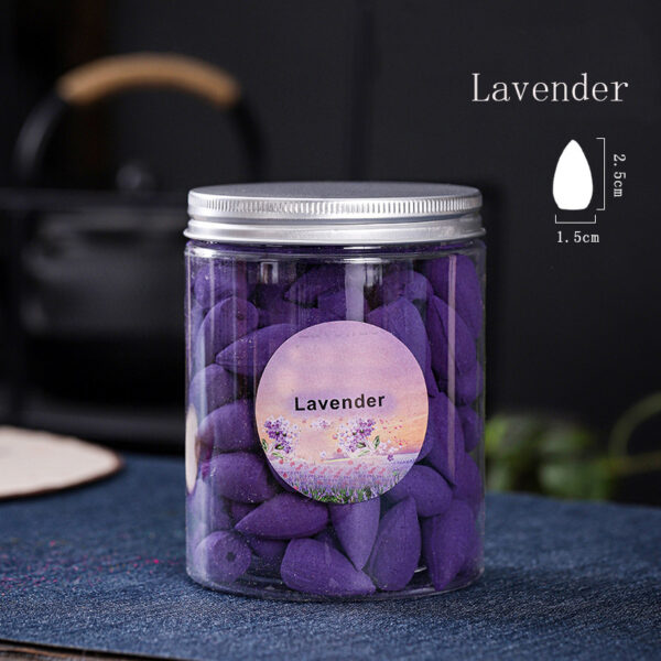 BACKFLOW INSENCE CONE, CONTAINER OF 100, LAVENDER