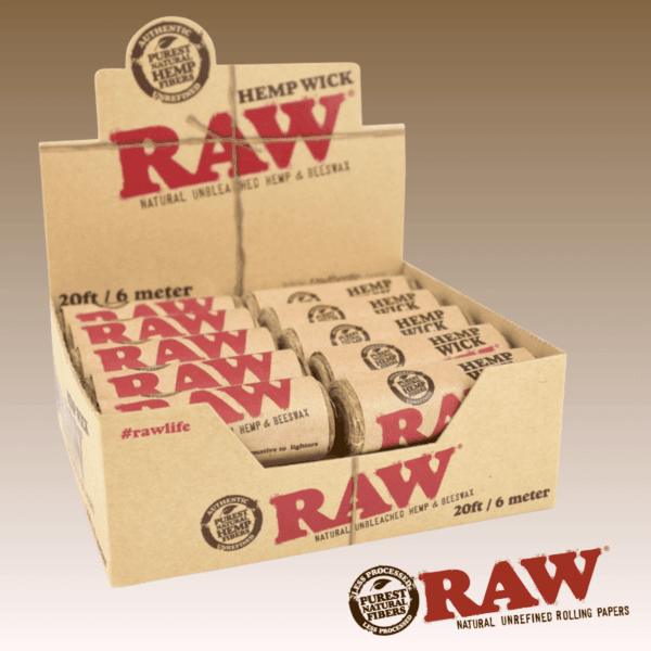 RAW® HEMP WICK – 20FT