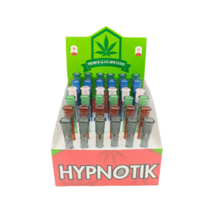 DISPLAY OF 36 HYPNOTIK COLORED DOWNSTEMS