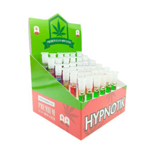 DISPLAY OF 36 HYPNOTIK FREEZABLE GLYCERIN DOWNSTEMS