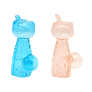 5 INCH STONER KITTY BUBBLE BONG, BLUE
