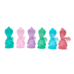 6 INCH COBRA SNAKE BUBBLE BONG, BLUE