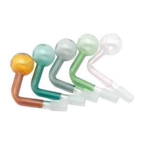 14 MM BENT BUBBLE ATTACHMENT, COLORED WITH DESIGN