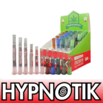 DISPLAY OF 36, HYPNOTIK COLORED DOWNSTEMS WITH PERK END