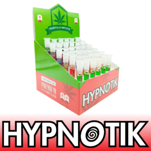 DISPLAY OF 36 HYPNOTIK FREEZABLE GLYCERIN DOWNSTEMS
