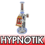 HYPNOTIK 10 INCH OCEAN'S WHISPERER RIG WITH BANGER, AQUA DREAM