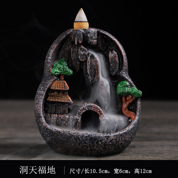 5 INCH TALL BACKFLOW INSENCE BURNER STYLE 5